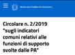 Indicatori comuni per le funzioni di supporto delle Amministrazioni Pubbliche