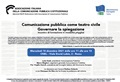 Comunicazione pubblica come teatro civile - Governare la spiegazione